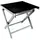Mojawo Garten Klapphocker 40 x 40 x 45 cm silbergrau/schwarz