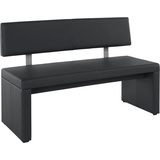 Home Affaire Sitzbank »Charissa«, mit Lehne, Breite 140, 160 oder 180 cm schwarz 140 cm x 90 cm x 53 cm