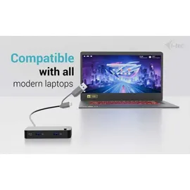 iTEC i-tec Universal KVM HUB 2x USB-C + 2x USB-A 3.0