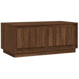 vidaXL Couchtisch Braun Eichen-Optik 102x50x44 cm Holzwerkstoff