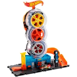 HOT WHEELS HDP02 Hot Wheels City Super Reifenshop Spielset