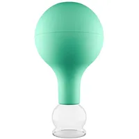 PULOX Schröpfglas aus Echtglas grün 25mm 1 St