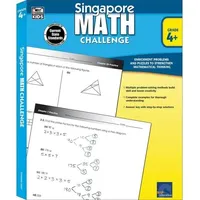 Carson Dellosa Education Singapore Math Challenge, Grades 4 -