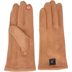 Antonio Damen Fingerhandschuhe Elegant  Camel