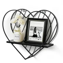 Afuly Wandregal 28 x 30 cm Schwarz