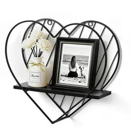 Afuly Wandregal 28 x 30 cm Schwarz