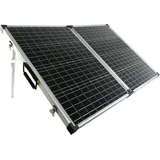 SOLARTRONICS Solarkoffer 100 Watt monokristallin Solarpanel PWM Laderegler Mobil Garten