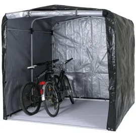 Proregal Fahrradgarage Foliengarage Aufbewahrungsgarage Garagenzelt Anthrazit HxBxT 201x201x201cm