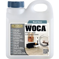 WOCA Vinyl- und Lackpflege 1 Liter | Pflege von Vinyl, Laminat und lackierten Parket-Böden, Transparent