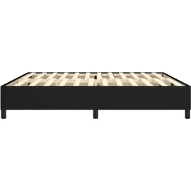 vidaXL Boxspringbett 200 x 200 cm Schwarz