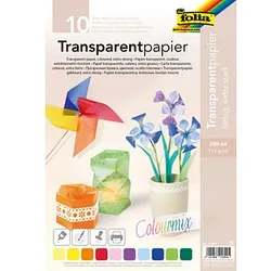 folia Transparentpapier 115 g/qm, 10 Blatt