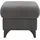 sit&more Polsterhocker Glendale mit Stauraum 58 x 48 x 58 cm Grau