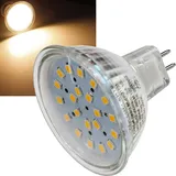 ChiliTec LED Strahler MR16 'H40 SMD', 120°, 12V/3W, 280lm, 3000K, Warmweiß