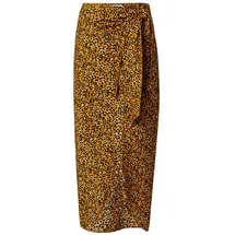 Edited Maxirock Damen Animalprint Blau/Gelb 40