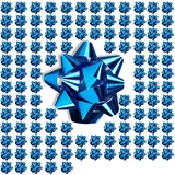 Relaxdays Geschenkschleifen Ø 5 cm blau