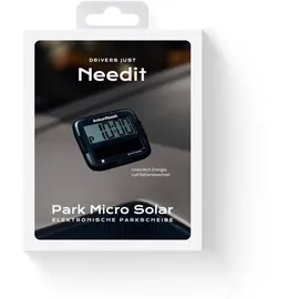 Needit Parkscheibe Park Micro Solar Schwarz