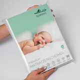 Spatzers Matratzenschoner 90x200 Baumwolle wasserdicht - Oeko-Tex 100 zertifizierte Inkontinenzunterlage waschbar - wasserdichte Matratzenauflage - Matratzenschutz atmungsaktiv wasserdicht (180x200)