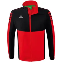 Erima Six Wings Funktionsjacke mit abnehmbaren Ärmeln rot/schwarz 3XL