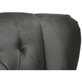 Sofa.de Ohrensessel Samt 83 x 102 x 89 cm Grau
