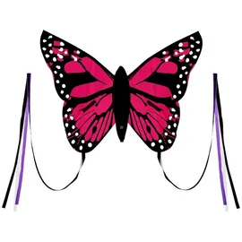 Wolkenstürmer Wolkenstürmer® Bella Butterfly (pink) Kinderdrachen - Flugdrachen Schmetterling rosa - flugfertig inkl. Handgriff und 40m Schnur -110cm Spannweite