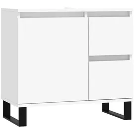 vidaXL Beatrisa Badschrank 65 x 33 x 60 cm Weiß Holz