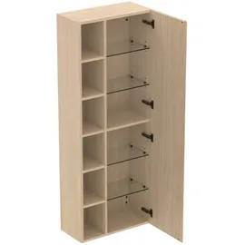 Ideal Standard Finesse E3442US Hochschrank 60 x 30 x 160 cm Weiß/Glas/Holz/Spanplatte