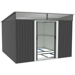 Gerätehaus »Metallgerätehaus«, wetterfest und langlebig, nahezu wartungsfrei, 82322947-0 anthrazit -beige