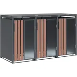 Westmann Mülltonnenbox Status 198 x 80 x 116 cm anthrazit