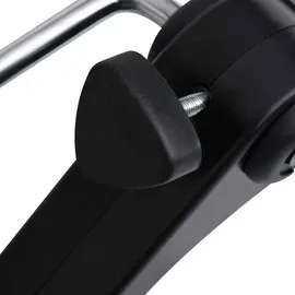 vidaXL Pedaltrainer für Beine und Arme inkl. LCD-Anzeige schwarz/grau