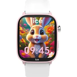 ICE-Watch ICE smart junior Find Hub BT 40 mm Kunststoffgehäuse Pink White Sportarmband Pink White S 