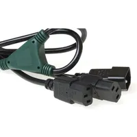 Act 230V splitcable C14 bis 2 x C13 1