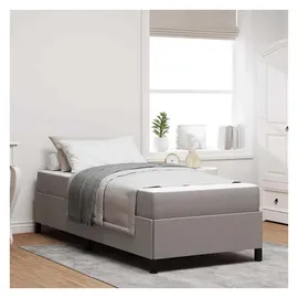 vidaXL Boxspringbett 90 x 200 cm Taupe