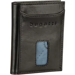 Bugatti Kartenetui Secure Slim Mini Wallet 1490R Portemonnaies   Schwarz 