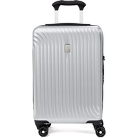 Travelpro Maxlite Air Hardside erweiterbares Handgepäck, 8 Spinnerräder, Leichter Hartschalen-Koffer aus Polycarbonat, Metallic-Silber, kompaktes Handgepäck 51 cm