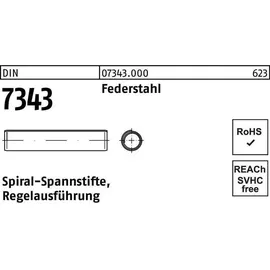 Hörger & Geßler Spiralspannstift DIN 7343/ISO 8750 12 x 40 50 Stück