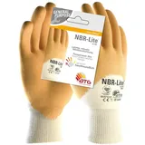 BIG Arbeitsschutz GmbH Atg Nbr-lite® Nitril-handschuhe (24-985 Hct), Sb-verpackung 10, beige/gelb