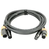 DAP AUDIO Hybridkabel 5-poliger XLR - 5-poliger XLR 6,0m (6 m)