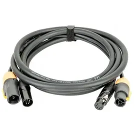 DAP AUDIO Hybridkabel 5-poliger XLR - 5-poliger XLR 6,0m (6 m)