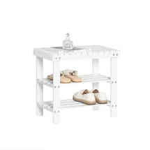 SoBuy Schuhbank 50 x 0 x 0 cm Sitzbank / weiß