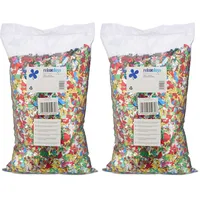 Relaxdays Konfetti Großpackung 1 kg mehrfarbig
