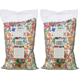 Relaxdays Konfetti Großpackung 1 kg mehrfarbig