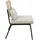 Svita Loungesessel Rattansessel Retrosessel Rattan vintage Creme Holz, 1-Sitzer, 61x88x52 cm, Loungemöbel, Lounge-Sessel