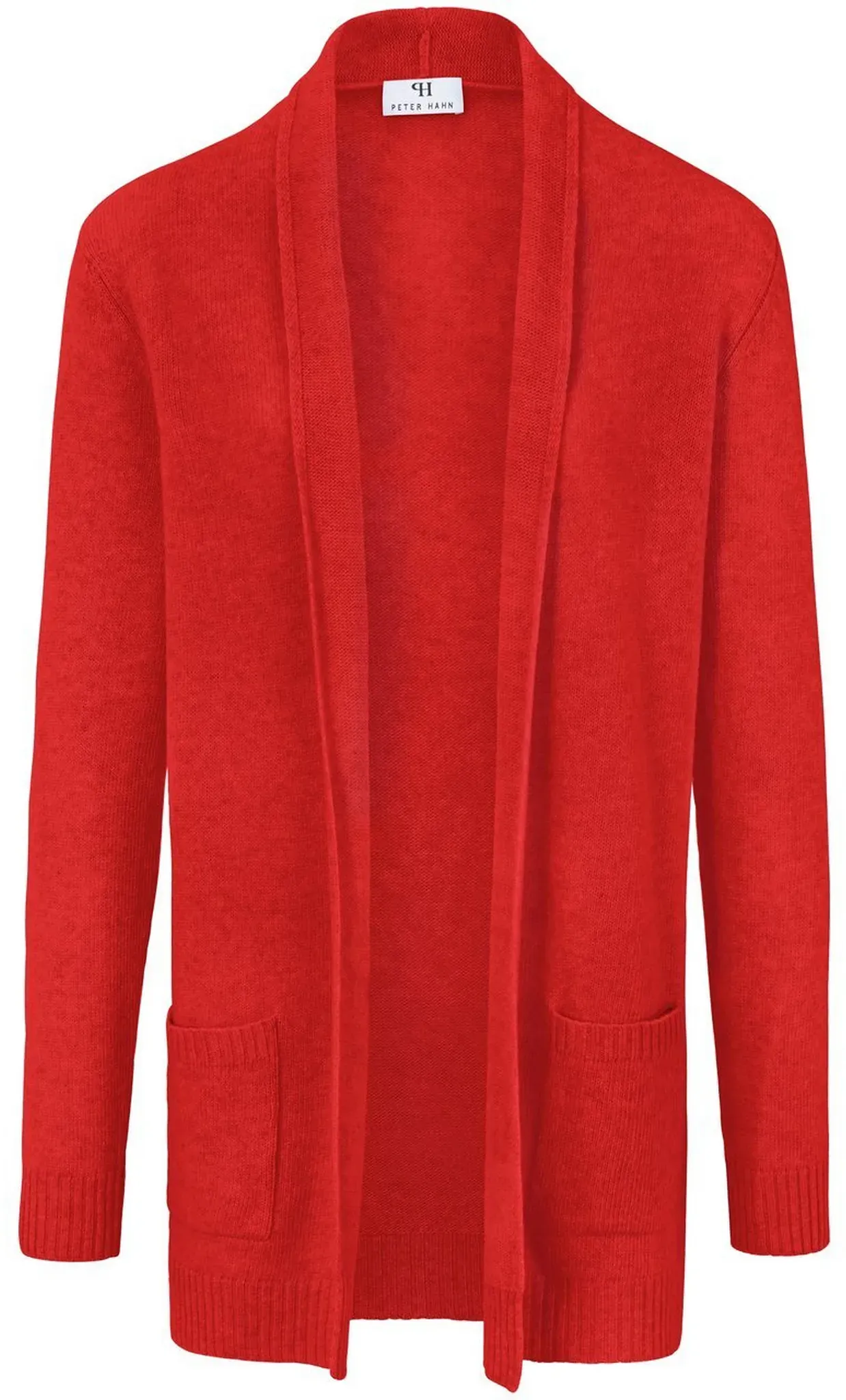 Cardigan aus 100% Schurwolle Peter Hahn rot