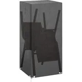vidaXL Gartenstuhl Abdeckung 75 x 70 x 140 cm Schwarz
