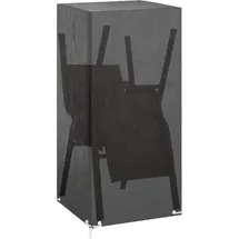 vidaXL Gartenstuhl Abdeckung 75 x 70 x 140 cm Schwarz