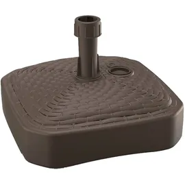 Prosperplast Schirmständer Polyethylen 39 x 39 x 13 cm Braun