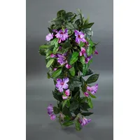 Seidenblumen Roß Hibiskusranke 70cm helllila ZF Kunstpflanzen Kunstblumen künstliche