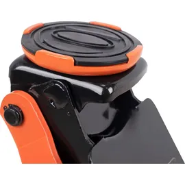 DeTec. Wagenheber Stahl 75–500 mm orange