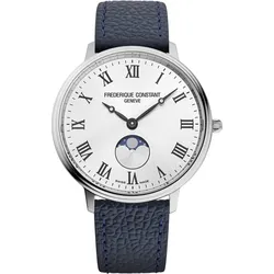 Frederique Constant Classics Moonphase FC-206RS3S6 - silber,blau - 39mm