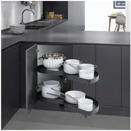 Kesseböhmer Eckschrankbeschlag LeMans II 45 x 0 x 0 cm Grau